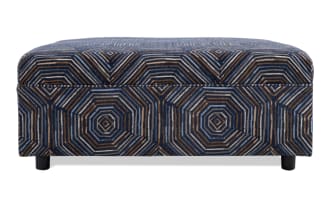 Juno Multicolored Ottoman