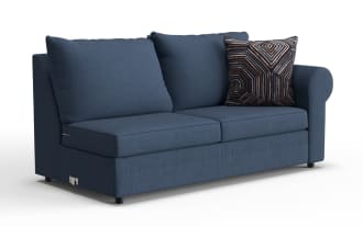 Juno Denim Right Arm Facing Loveseat