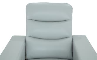 Galleria Silver Power Recliner with Power Headrest