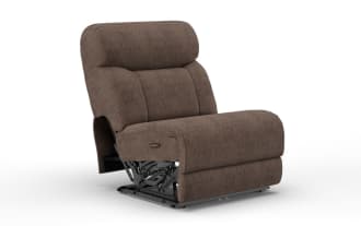 Everest Chocolate Armless Power Reciner