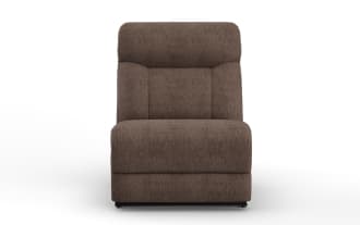 Everest Chocolate Armless Chair