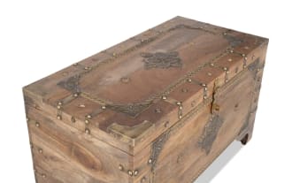 Brown 31.5'' Accent Trunk