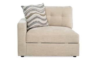 Modular Bob® Beige Left Arm Facing Chair