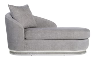 Glamour Gray Chaise