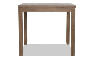 Brookline Brown Counter Height Square Dining Table