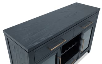 Brookline Black 3 Drawer Server