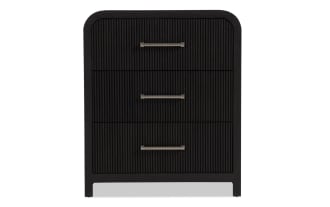 Cascade Black 3 Drawer Chest