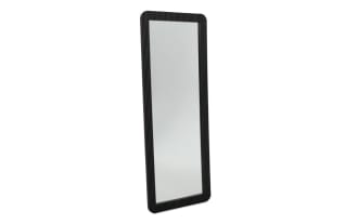 Cascade Black Floor Mirror