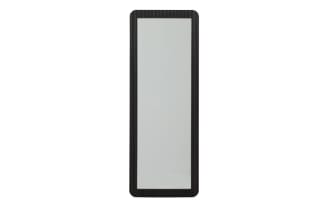 Cascade Black Floor Mirror