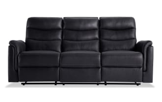 Forte Charcoal 82'' Manual Reclining Sofa