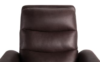 Forte Chocolate Power Gliding Recliner with USB Port