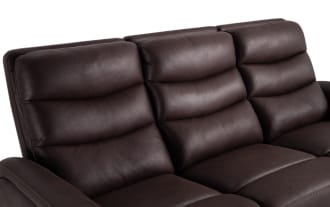 Forte Chocolate 82'' Power Reclining Sofa with USB Port