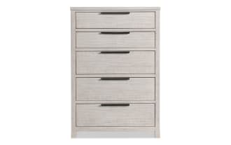 Canyon White 5 Drawer Chest