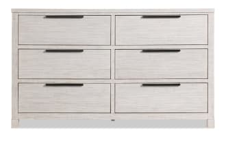Canyon White 6 Drawer Dresser