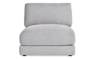 Gravity Gray Armless Chair