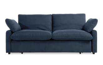 Dream Navy 89'' Queen Sleeper Sofa
