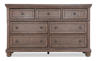 Portland Brown 7 Drawer Dresser