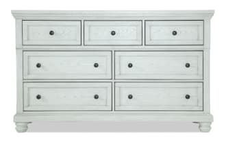 Portland White 7 Drawer Dresser