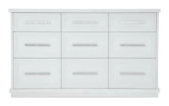 Infinity White 9 Drawer Dresser