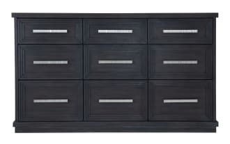 Infinity Charcoal 9 Drawer Dresser