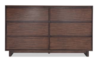 Mango Brown 6 Drawer Dresser