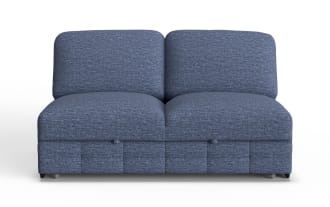 Playground Navy Armless Sofa