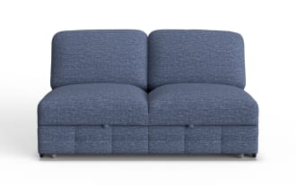 Playground Navy Armless Pop-Up Sleeper Sofa