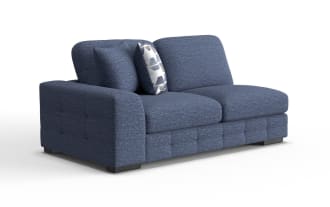 Playground Navy Left Arm Facing Sofa