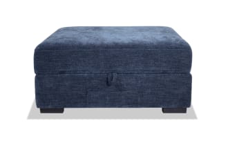 Playground Navy Storage Ottoman