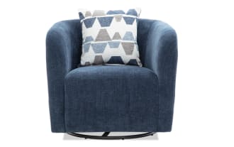 Playground Navy Swivel Chair