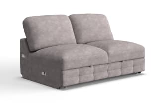 Playground Gray Armless Sofa