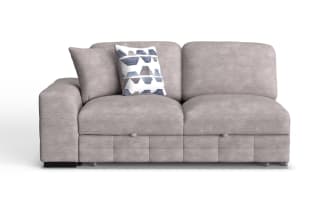 Playground Gray Left Arm Facing Pop-Up Sleeper Loveseat