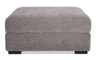 Playground Gray Storage Ottoman