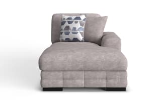 Playground Gray Right Arm Facing Storage Chaise