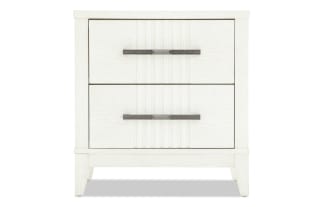 Laguna White 2 Drawer Nightstand
