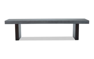 Atlas Brown & Gray Dining Bench