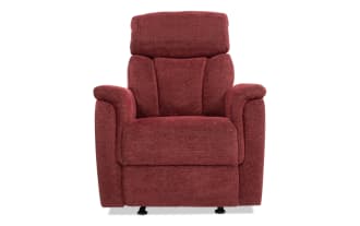 Brady Burgundy Manual Gliding Recliner
