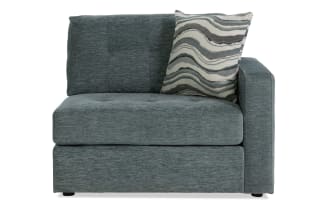 Modular Bob® Spa Blue Right Arm Facing Chair