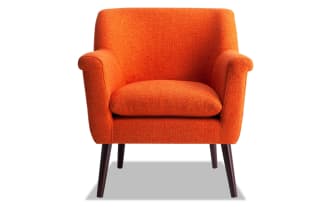 Reece Orange Accent Chair