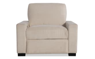 Aspen Beige Power Recliner with USB & USB-C Ports