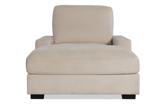 Aspen Beige Power Reclining Chaise with USB & USB-C Ports