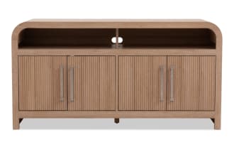 Cascade 50'' Natural Fully Assembled Storage TV Stand