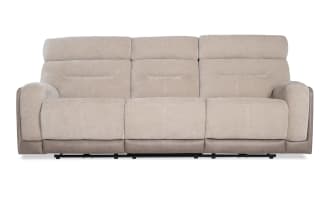 Phantom Beige 86'' Power Reclining Sofa with USB & USB-C Ports