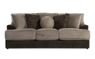 Lynx Brown 90'' Sofa