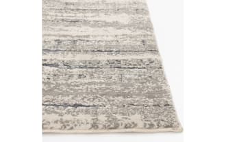 Dove 5' x 7' Gray Abstract Rug