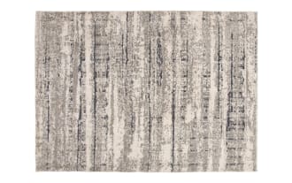Dove 5' x 7' Gray Abstract Rug