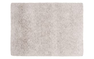 Sherpa 5' x 7' Light Gray Solid Shag Rug
