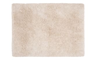 Sherpa 8' x 10' Cream Solid Shag Rug