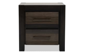 Tahoe Gray 2 Drawer Nightstand
