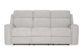Athens Cream 85'' Power Reclining Sofa with Power Headrest